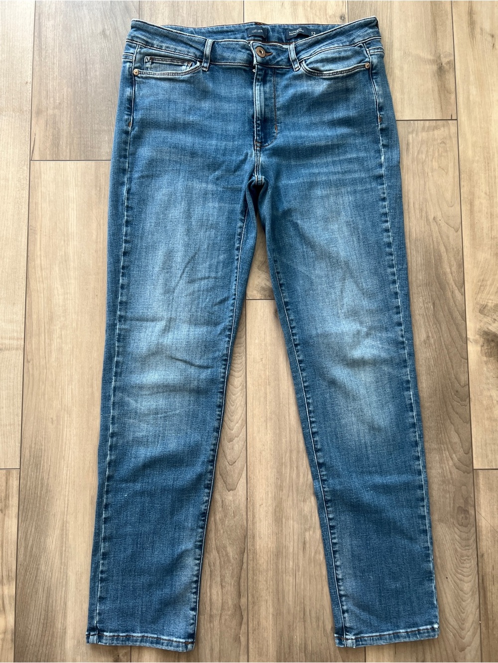 J Jill boyfriend straight leg ankle jeans Size 12